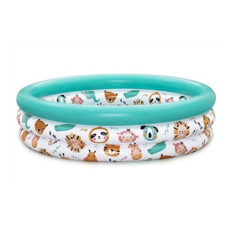 Дитячий круглийц басейн "Звірята" 51008-2 розмір 102х25 см