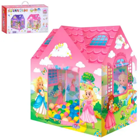 Дитячий намет "Будиночок принцес" MR 1300 з кульками, 104х70х94 см