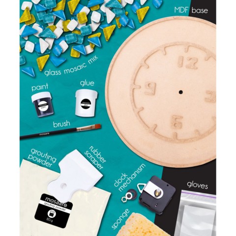 Дитячий набір для творчості кришталева мозаїка "Годинник" MA4001