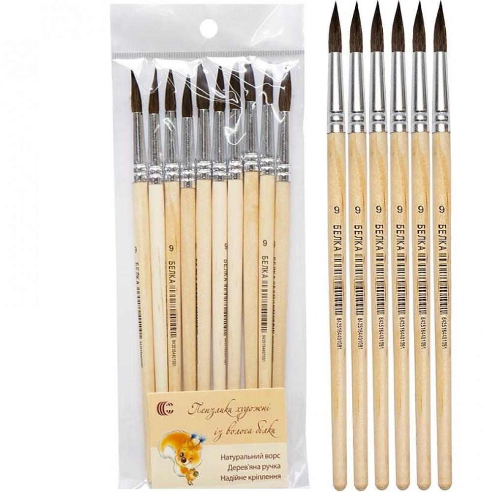 Пензлик художній "Білка №6" 89600, 1 шт