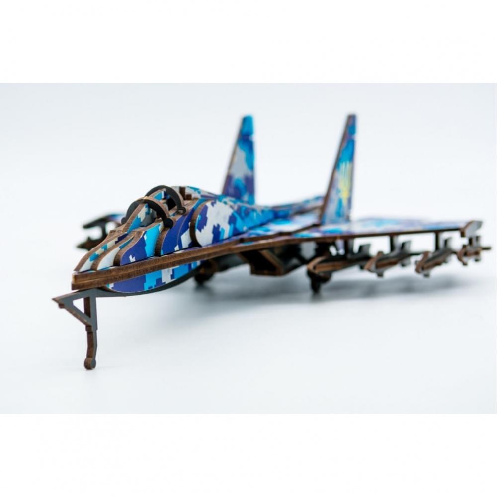 Дерев'яний 3D конструктор "МІГ-29" Арт-00654, 94 деталі