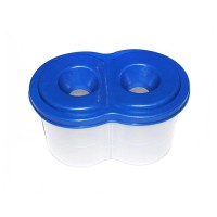 Склянка-непроливайка "КіП" №2 NSP2 пластик, подвійна