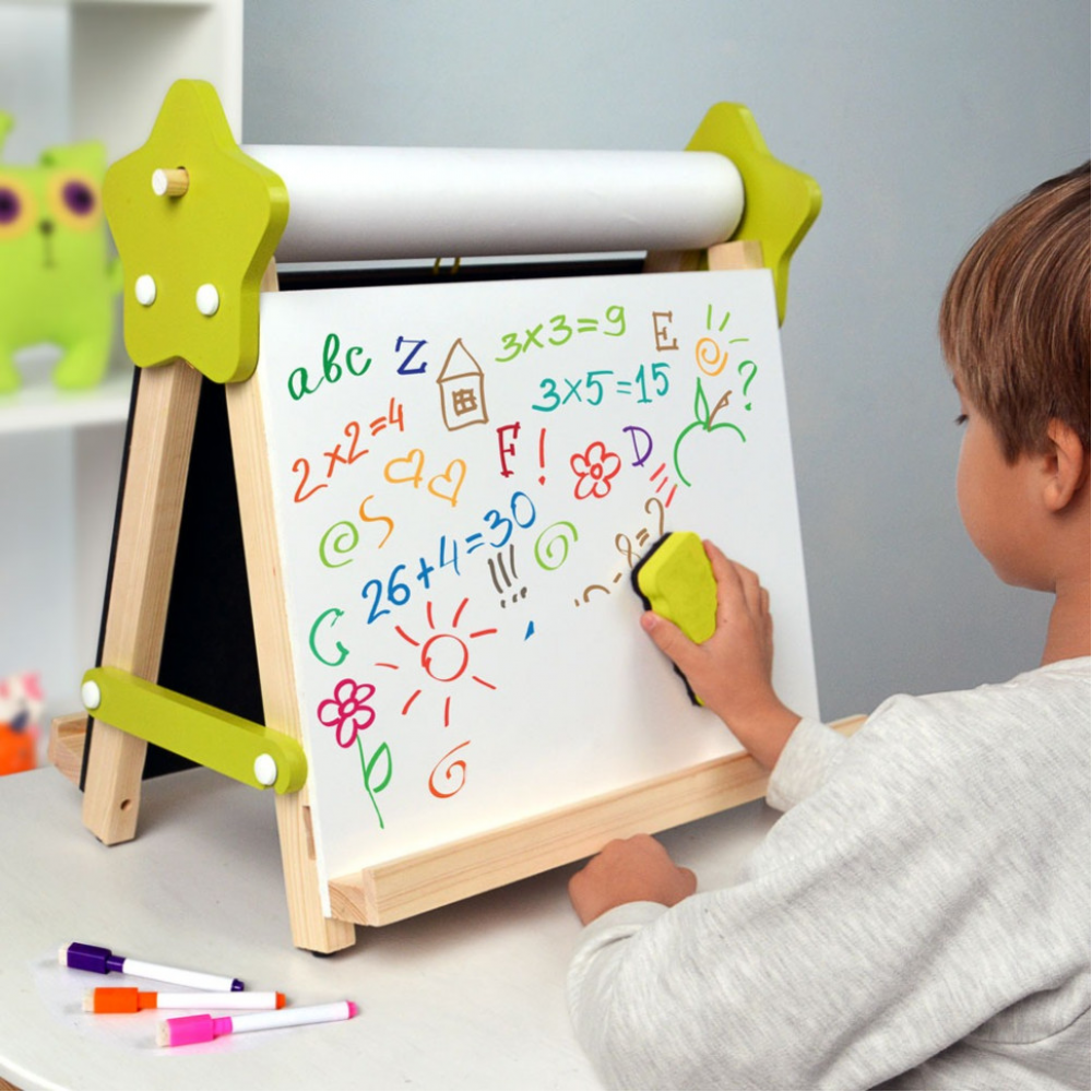 Мольберт дитячий настільний Двосторонній "5 в 1" Lumik LMA5N