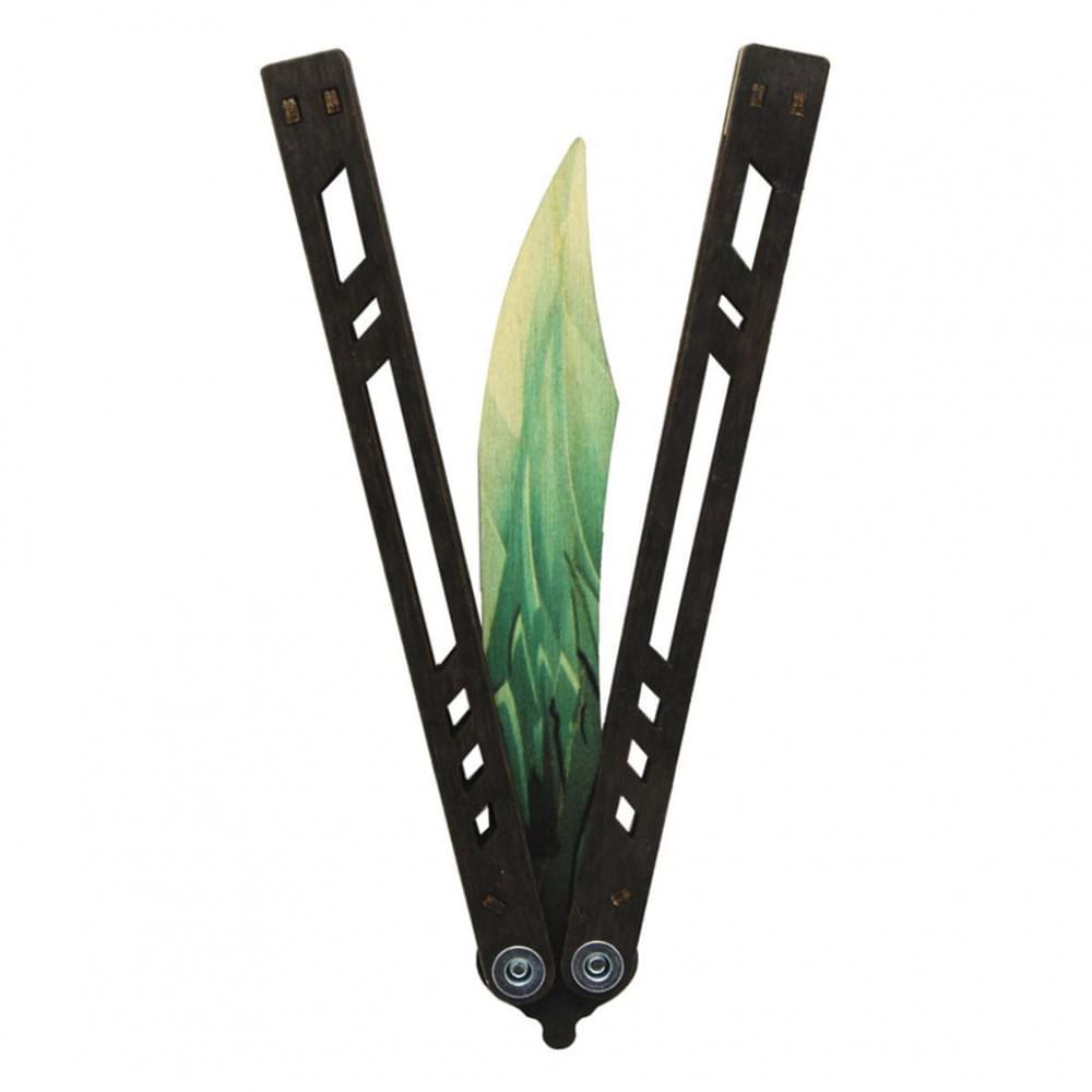 Ніж дерев'яний сувенірний "SO-2 МЕТЕЛЬ DRAGON GLASS СМАРУД" SO2BALDG