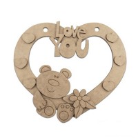 Заготовка для декорування "Love you-3" FDPO-133