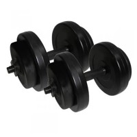 Гантелі складальні композитні в пластиковій оболонці Rock Pro 2 шт по 8 кг NE-PL-G-008-2