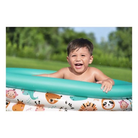 Дитячий круглийц басейн "Звірята" 51008-2 розмір 102х25 см