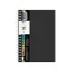 Блокнот А4 АП-1501(Black) 40 аркушів, пружина збоку