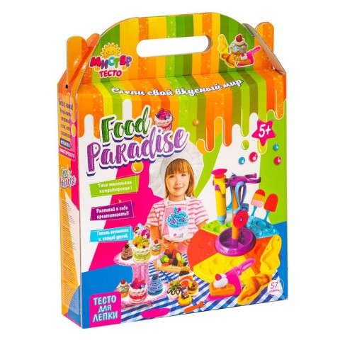 Дитячий набір для творчості "Містер тісто - food paradise" 71304, 57 предметів
