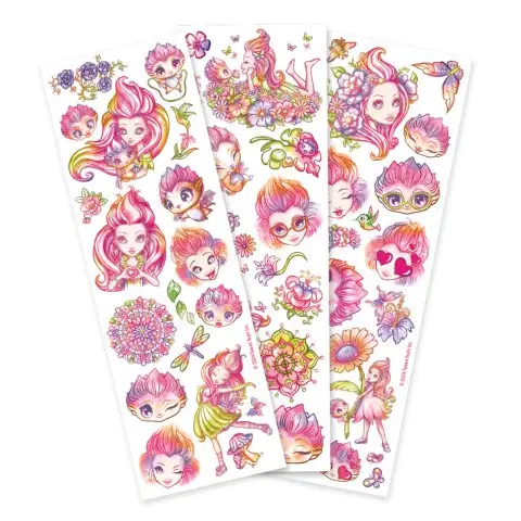 Набір тимчасових татуювань Зіркові малюнки "Петулія" Nebulous Stars 11458-1 боді-арт