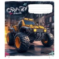 Зошит учнівський "Monster trucks" 048-3283L-3 у лінію, 48 аркушів