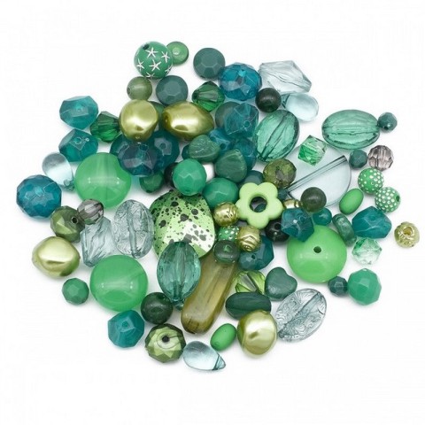 Декоративні намистинки для творчості Бомбей Dom Busin УТ100014221 в упаковці 110 шт