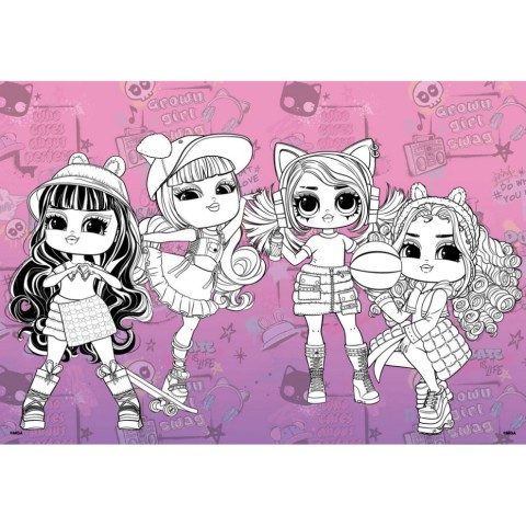 Дитяча книжка-розмальовка "Skate Dance 2 Tweens" LCB16 зі стікерами