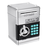 Дитяча скарбничка-сейф MK 4523 з кодом Срібний