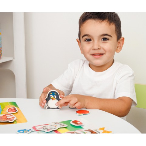 Гра настільна На липучках "Хто що їсть?" Vladi Toys VT1302-27 (укр)