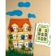 Дерев'яний пазл-вкладиш "Будиночок із завданнями" (ПСФ112) PSF112