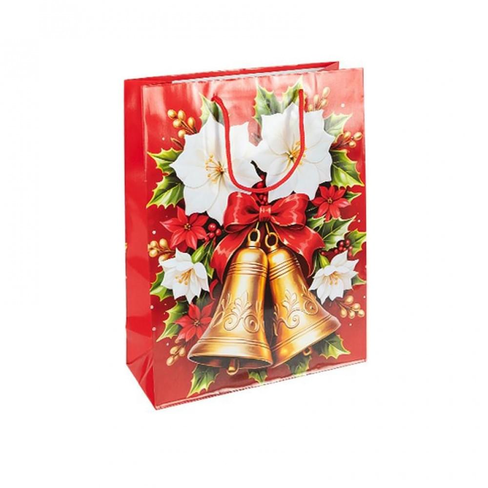 Пакет подарунковий "Новий Рік" 2578-1 розмір 18х21,5х8 см