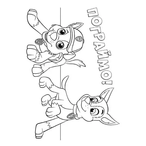 Книжка-розмальовка Щенячий патруль "Командна гра" 228004 укр. мовою