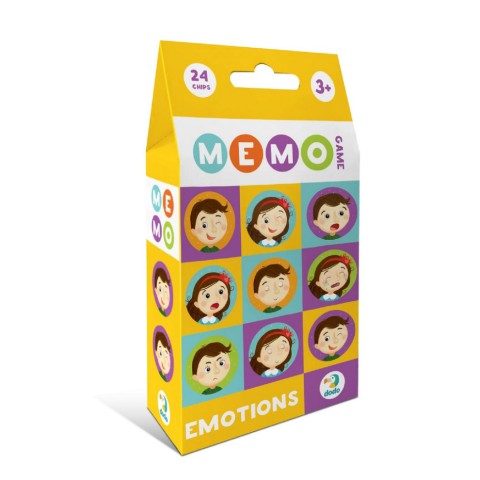 Настільна гра-мемо "Емоції" 301240, 24 фішки із зображенням