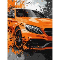 Картина за номерами "Яскрава міць" ©art_selena_ua KHO5154, 30х40 см