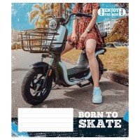 Зошит учнівський "Enjoy the ride" 048-3317L-3 у лінію, 48 аркушів