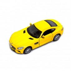 Іграшкова колекційна модель машинки Mercedes-AMG 5 KT5388W інерційна Жовтий