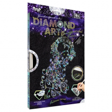 Комплект креативної творчості "DIAMOND ART" DAR-01, 10 видів Райська птиця