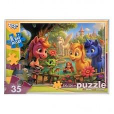 Дитячі м'які пазли "Поні та дракон" S35-11-12, 35 елементів