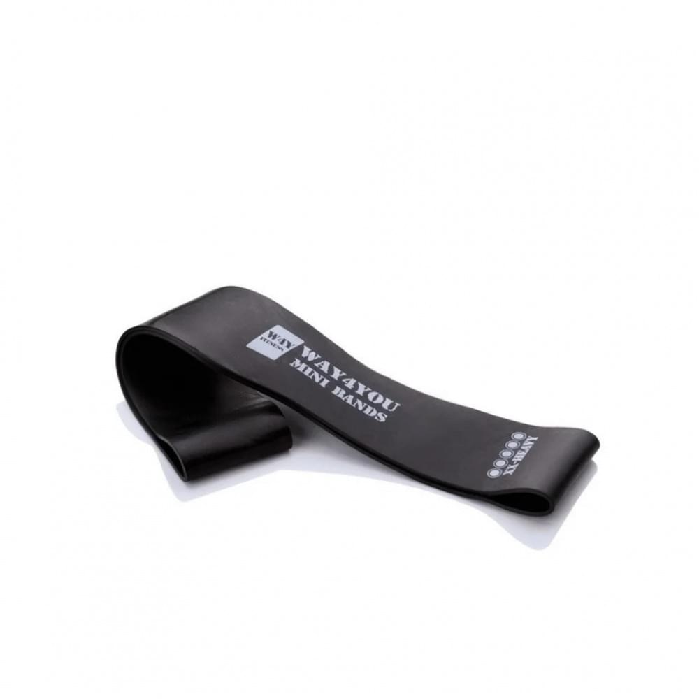 Еспандер для ніг Mini Bands Way4you w40015 чорний, 9-14 кг