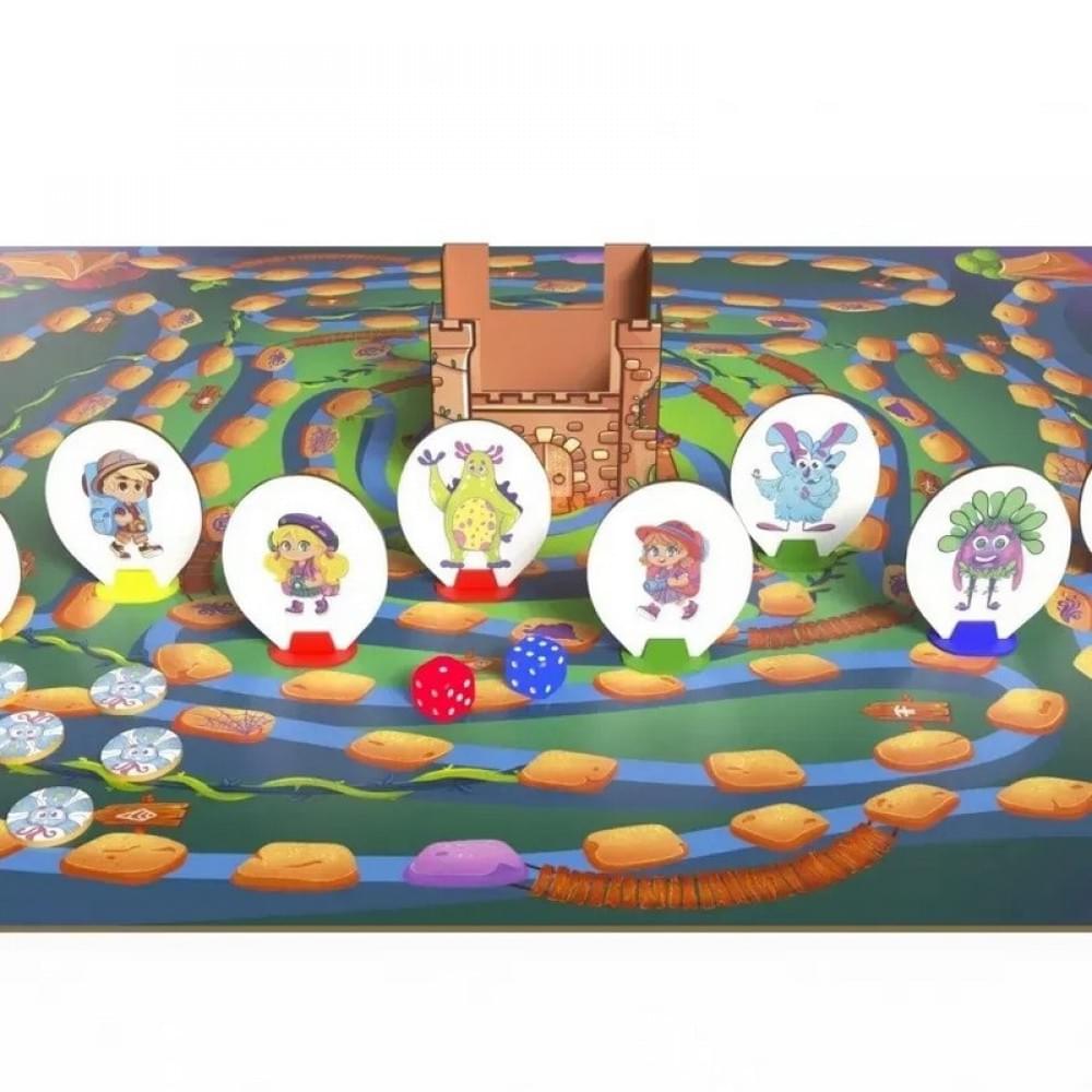 Настільна гра "Врятуй монстрика" Bombat 0045 ігрове поле, жетони