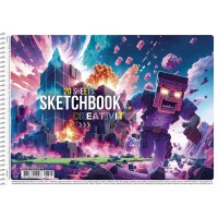 Альбом для малювання PB-SC-020-8511-2 спіраль 20 аркушів