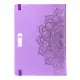 Щоденник-мотиватор недатований "Мандала Пурпуровий колір" 21204-KR Нанокрафт у книжковій палітурці