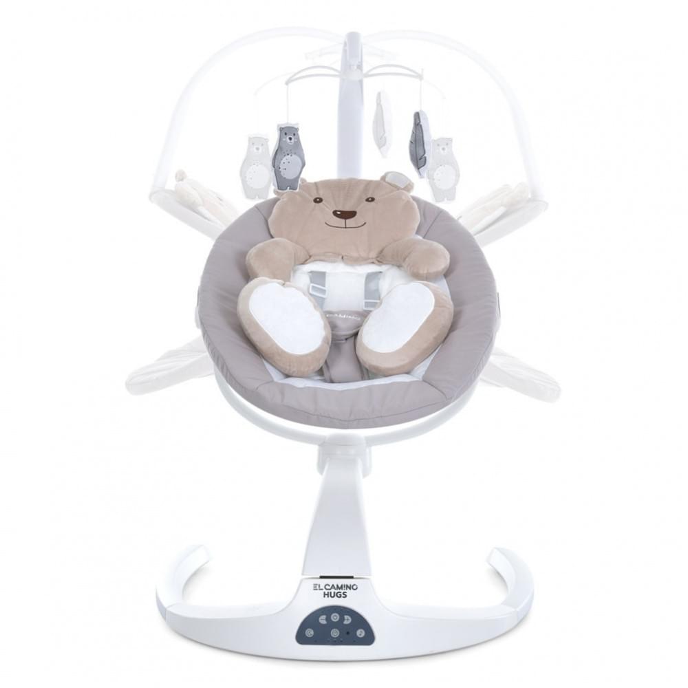 Заколисуючий центр-шезлонг HUGS ME 1077 Beige