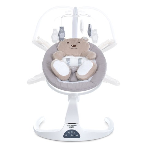 Заколисуючий центр-шезлонг HUGS ME 1077 Beige