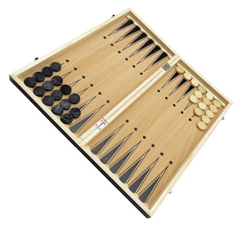 Набір настільних ігор "Шахи, нарди, шашки 3 в 1" Set1 NE-LG-11 ігрове поле 40х40 см