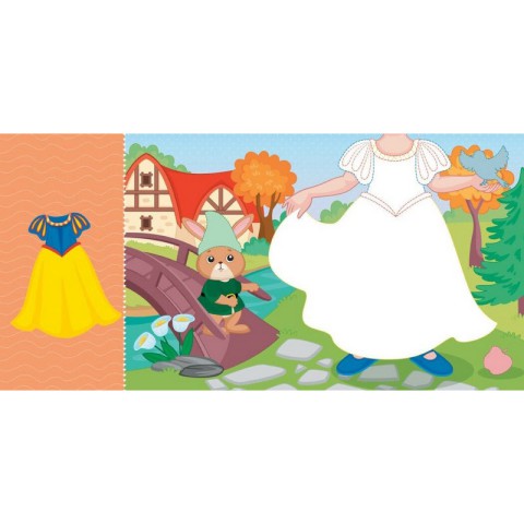 Дитяча книжка з наклейками Одягни ляльку "Крихітка Софія на маскараді" 615009