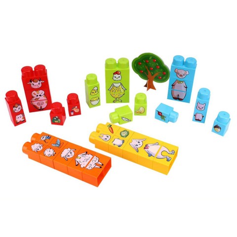 Дитячий Конструктор "Тварини" 6849TXK 35 елементів