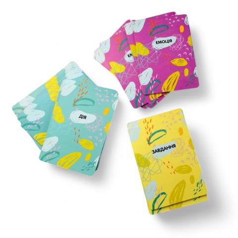 Настільна гра "Емоції" 2262-UM 37 карток, 7 варіантів гри