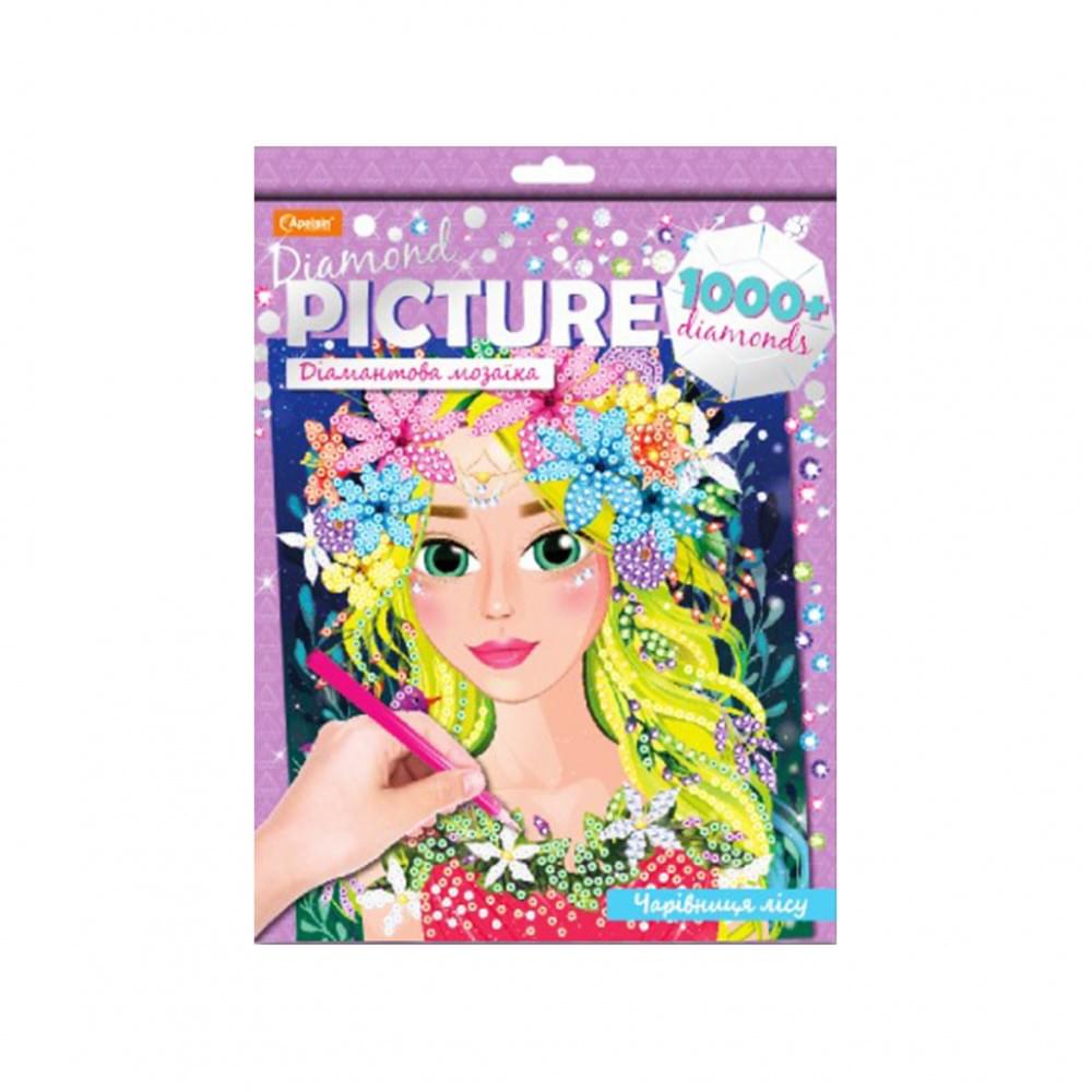 Набір для творчості Діамантова мозаїка "Чарівниця лісу" НТ-26-09