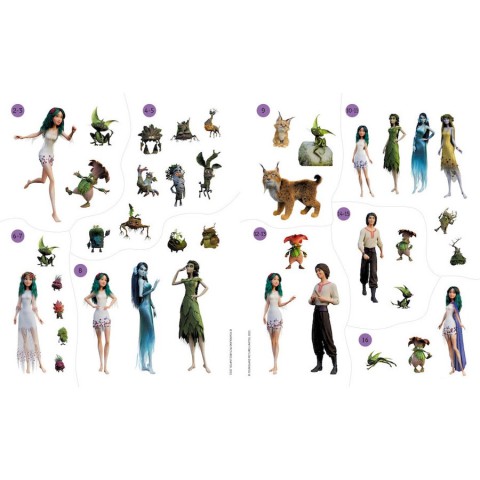 Книжка з наліпками "Загадки Магічного Лісу" 1026005 Мавка