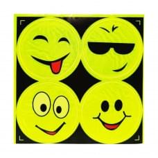 Наклейка світловідбиваюча "Смайл" 133SP 4 штуки Вид-9
