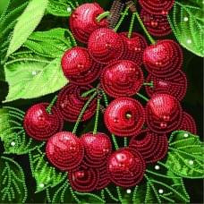 Алмазна мозаїка "Соковита вишня" BH022 неповна викладка 25х25 см