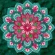 Алмазна мозаїка "Барвиста мандала" ME13814 30х30 см