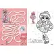 Дитяча книжка-розмальовка "Fashion Show LaRose" LCB2 зі стікерами