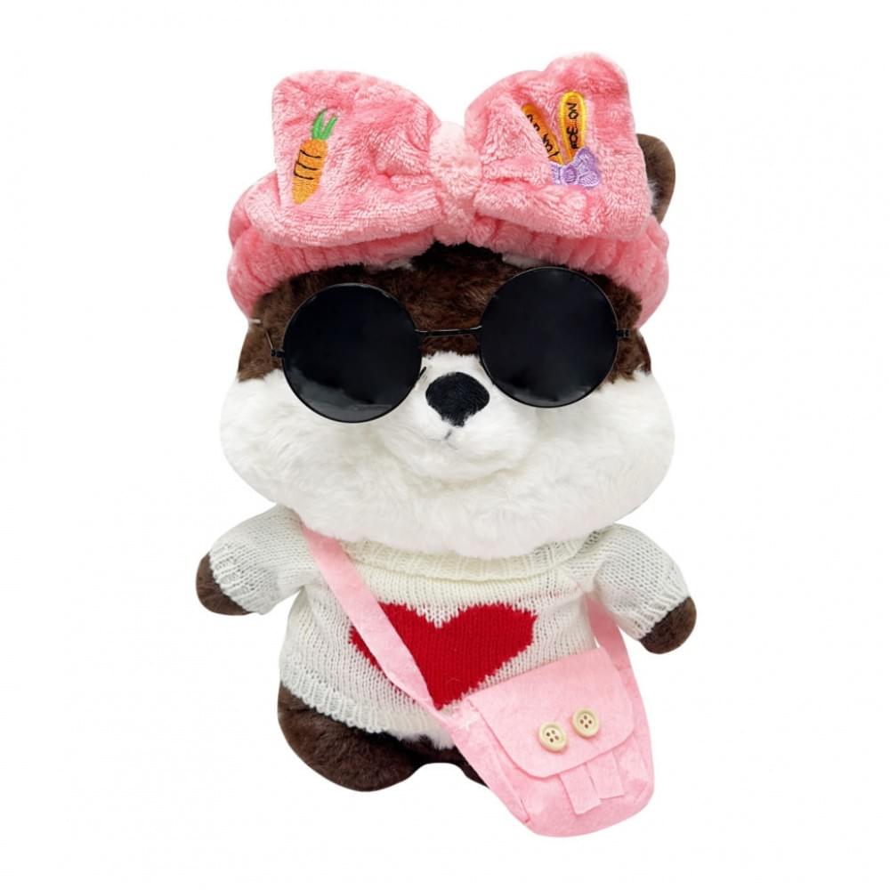 М'яка іграшка "Песик" K0201(Brown) одяг в асортименті, 30 см