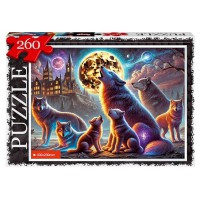 Пазл класичний "Вовки" С260-14-10, 260 елементів