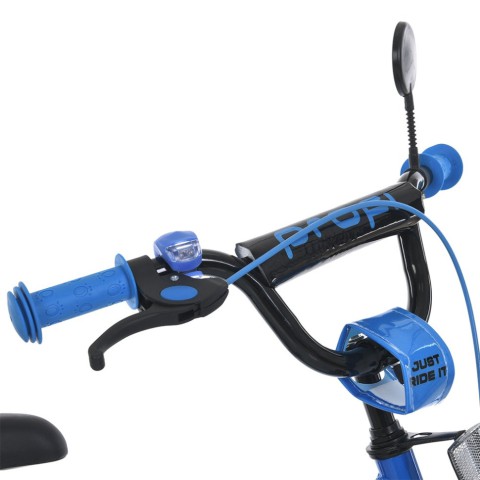 Велосипед дитячий MB 14012-1, 14 дюймів, синій