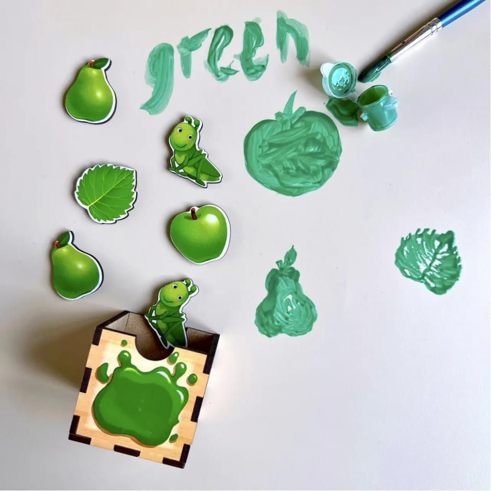 Дерев'яна настільна гра "Фігури" Ubumblebees (ПСД072) PSD072 сортер-комодик