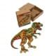 Фігурний дерев'яний пазл A3 "Тиранозавр Рекс" PuzA3-03114, 132 деталі