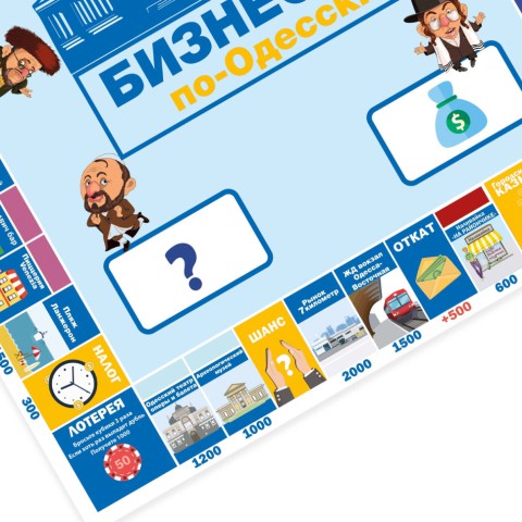 Настільна гра Бізнес по–Одеськи PLR-0047 від 2 до 5 гравців